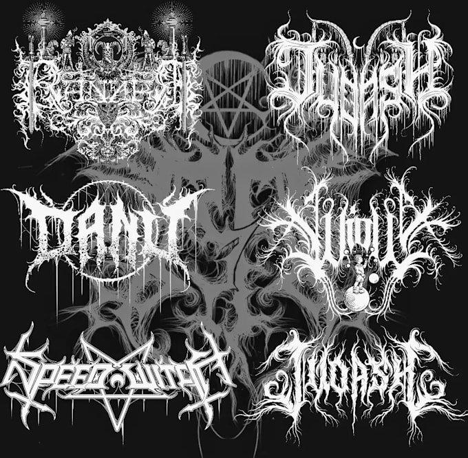 upgrade your metal band logo with unique redesign in any style