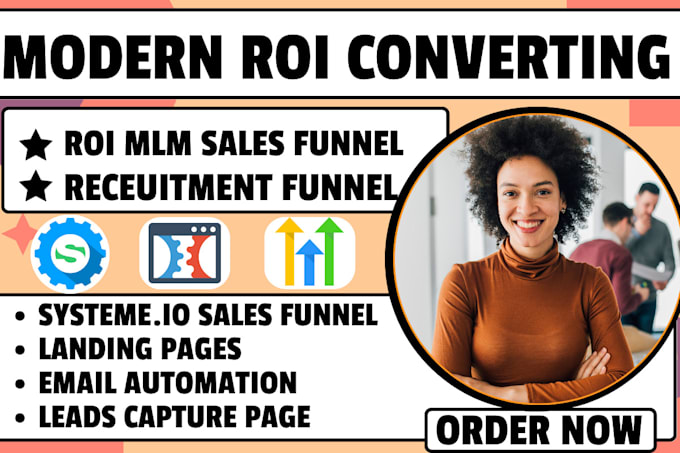 build systeme io mlm sales funnel, systeme io website, mlm recruitment funnel