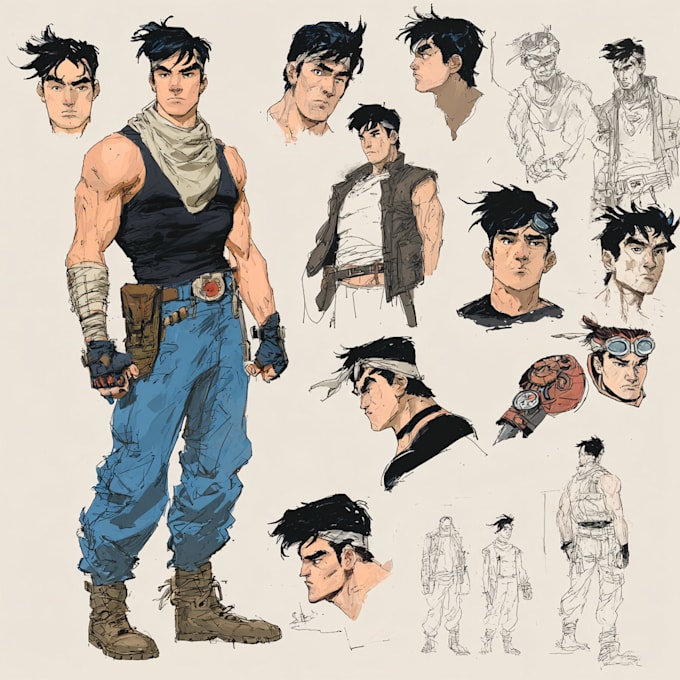 Design and make an illustration of your comic character by Kamnkiytr ...