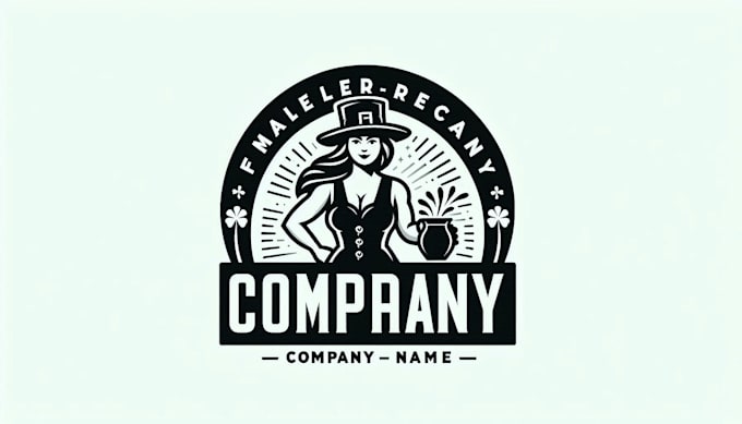 design female leprechaun logo within 12 hours