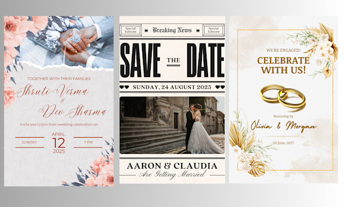 do save the date or wedding invitation video