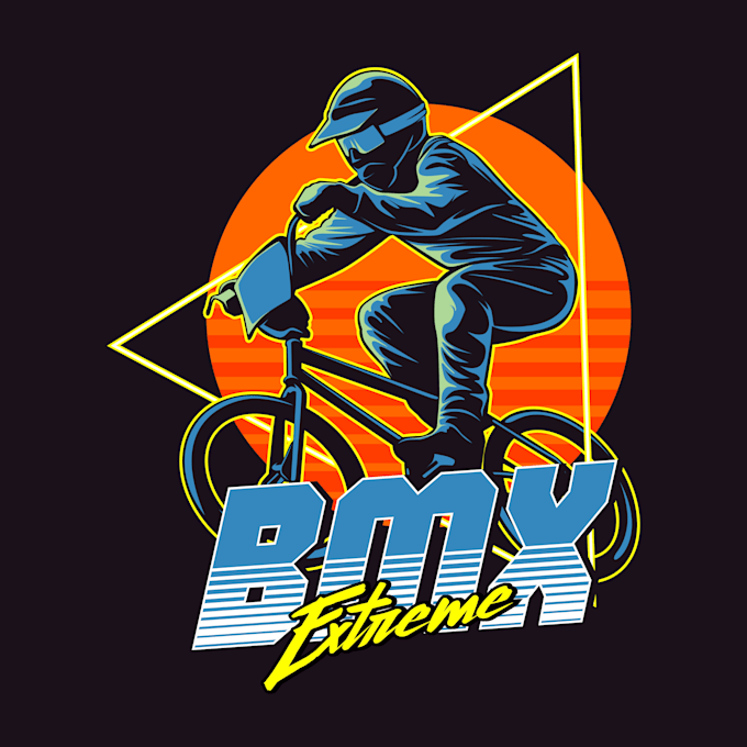 create professional minimalist business cycling logo design