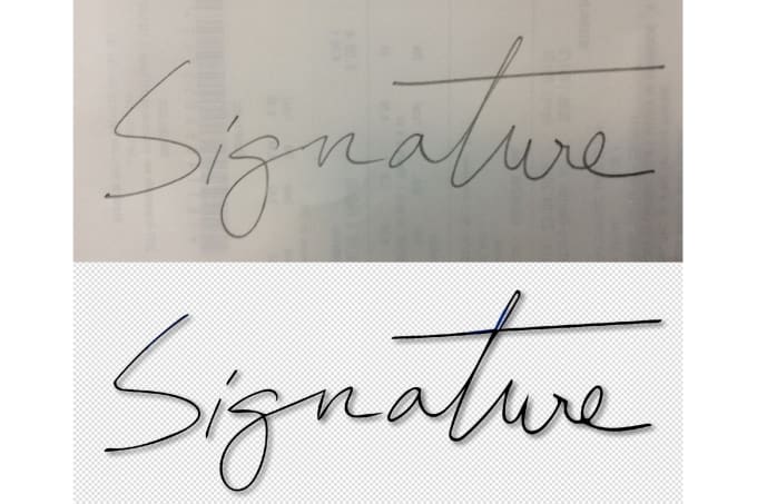 digitalize your handmade signature