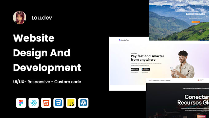 Design and code a stunning website by Laura_dev015 | Fiverr