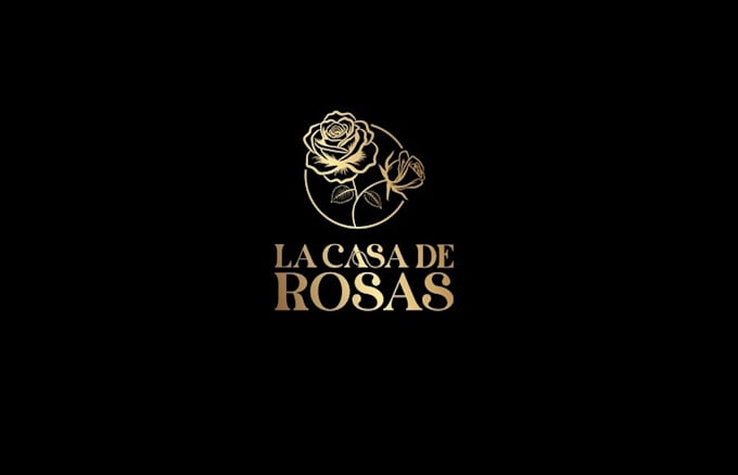 design rose bouquets small business logo