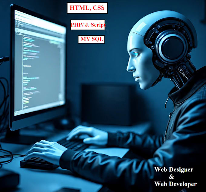 Design and develop websites and forms using html, css, php, mysql by M ...