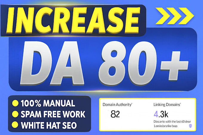 increase moz domain authority, da 80 plus