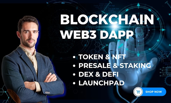 be blockchain developer for token launchpad, web3 dapps