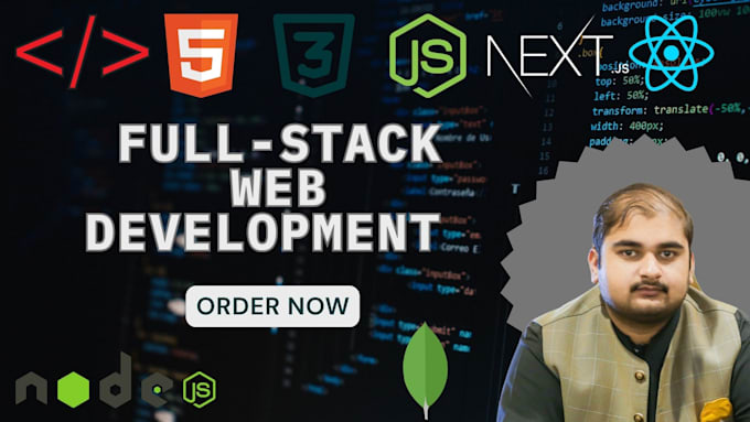 build a full stack website using react next js node js and PHP