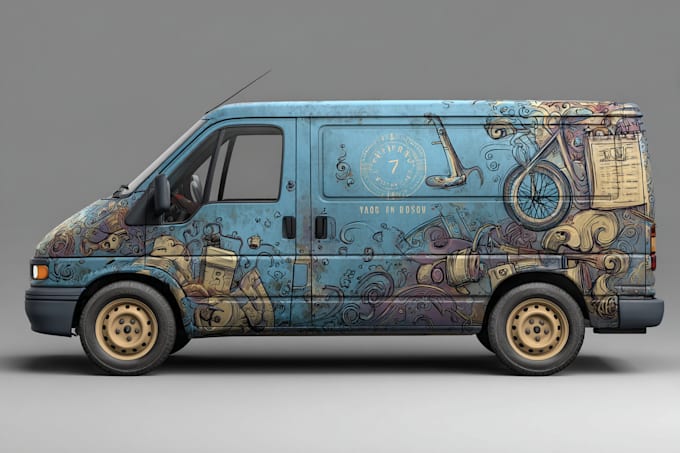 professional van wrap, vehicle wrap, car wrap design