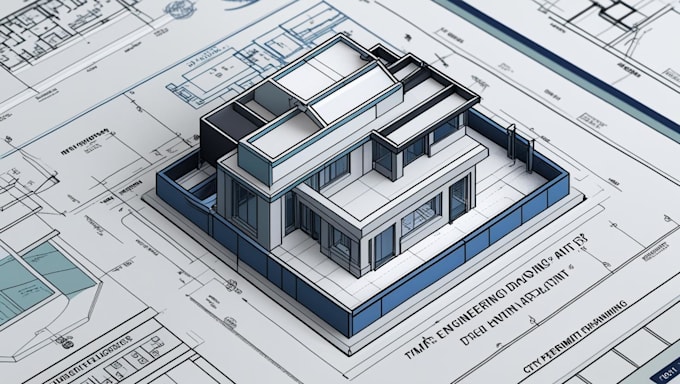 Draw stamp architectural drawing floor plan mep engineering drawing ...