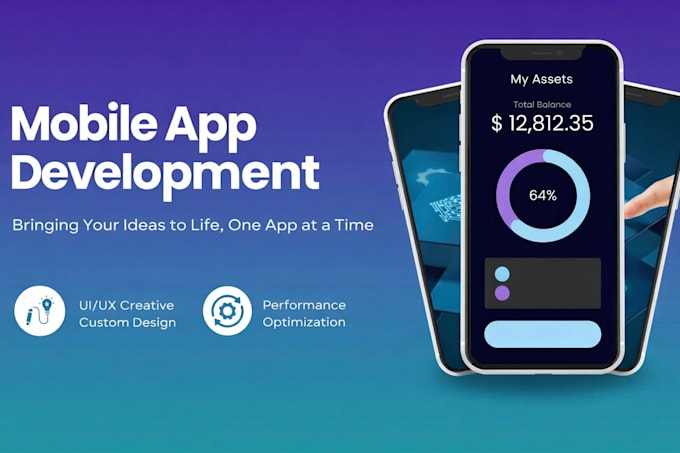 build a custom cross platform mobile app with flutter or react native