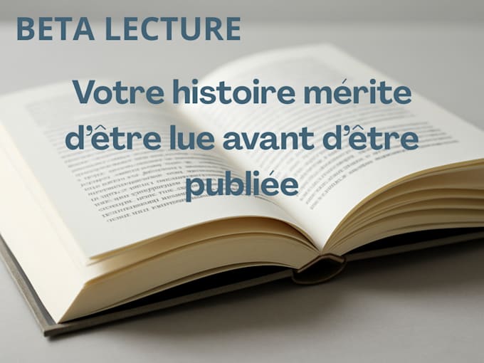 beta read your french book, conseils sur votre livre