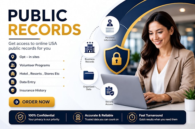 create public records account USA for you