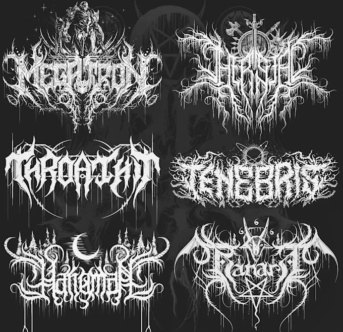 Design black metal logo for your band by Pamel_raper | Fiverr