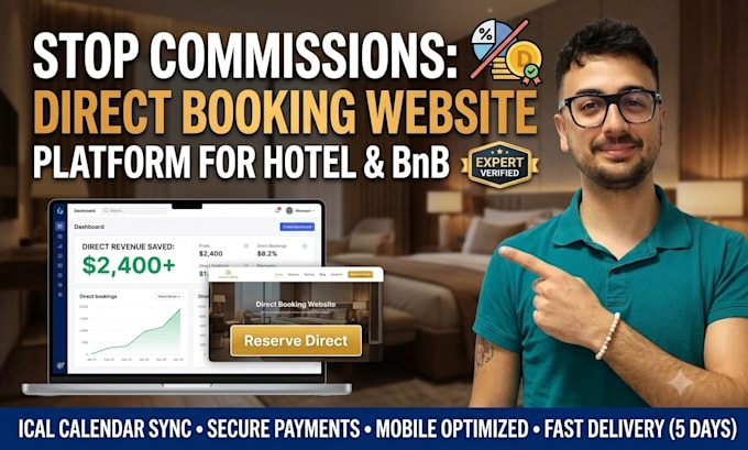 build a direct booking hotel or bnb website