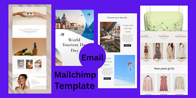 design mailchimp email template