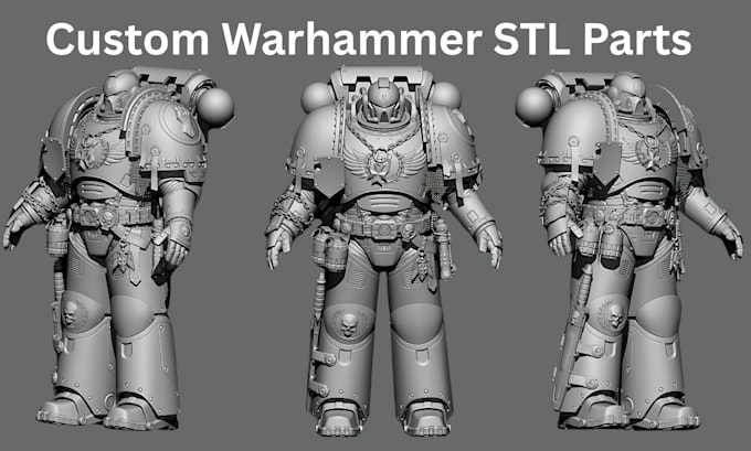 sculpt 3d warhammer, 3d miniature, 3d figurine, 3d tabletop dnd for 3d printing