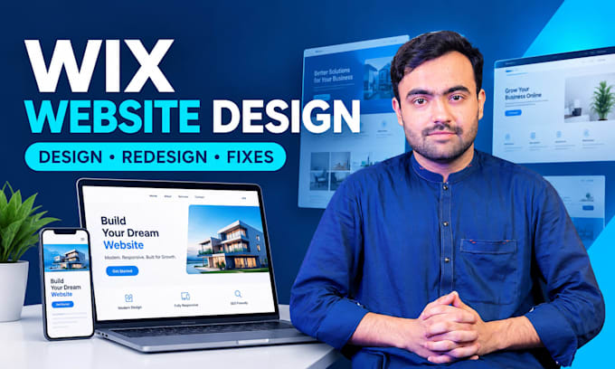 design, redesign, or fix your wix website