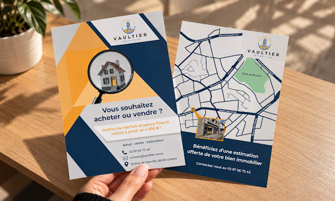 flyer professionnel et accrocheur pour votre entreprise