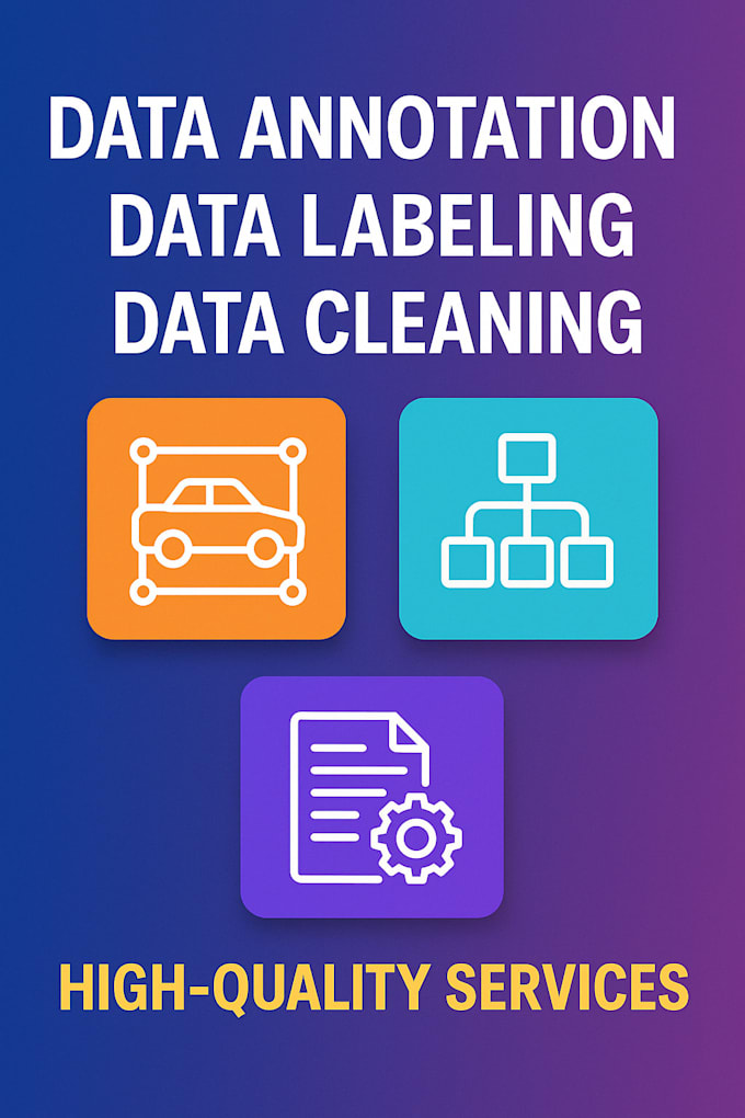 do data labelling and data cleaning with proper processing