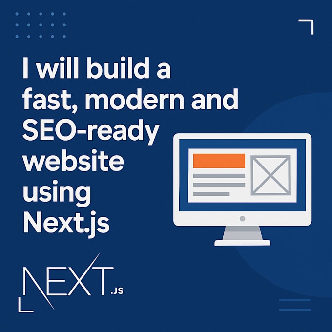build a fast, modern and SEO ready website using nextjs