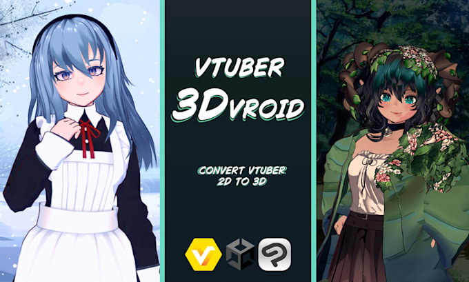 create a custom 3d vtuber model in vroid studio