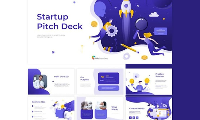 design startup training presentation executive summary investment teaser report