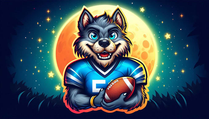 design amazing werewolf logo with free source file