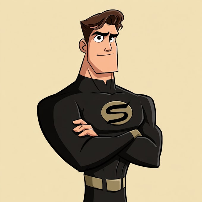 draw a superhero cartoon characters for you