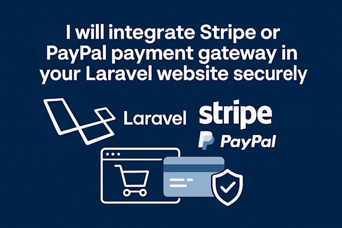 setup stripe or paypal payments in your laravel project