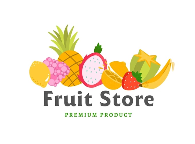 design super fruit logo