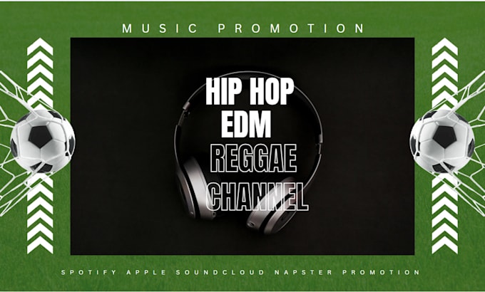 do viral hip hop edm reggae music promotion to 900 active music playlist curator
