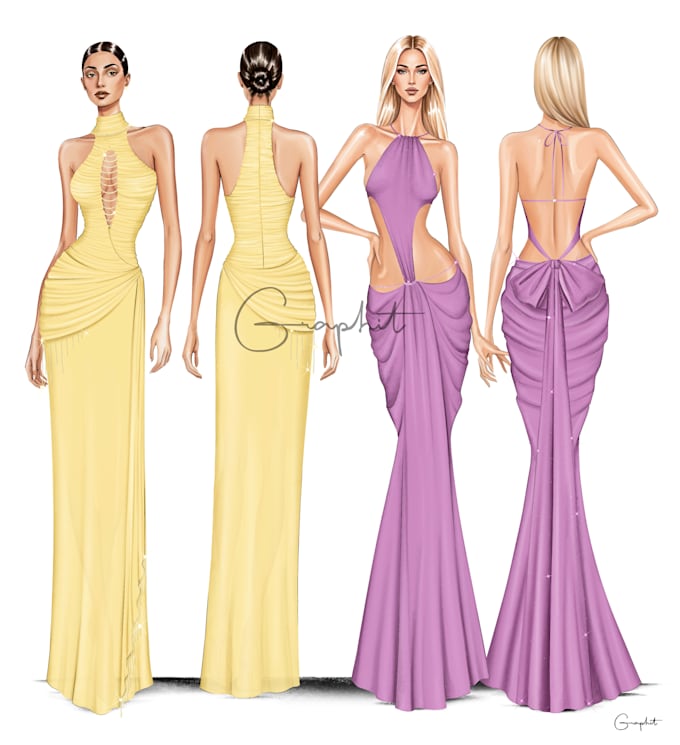 create fashion sketch for you