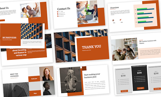 design a slide presentation for you