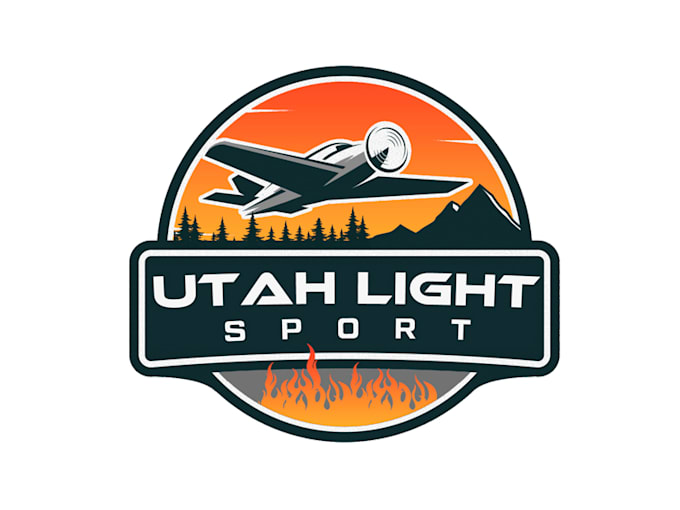 create a modern aircraft company logo design