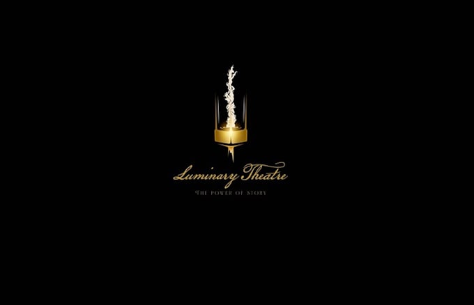 design classic performing arts theater logo