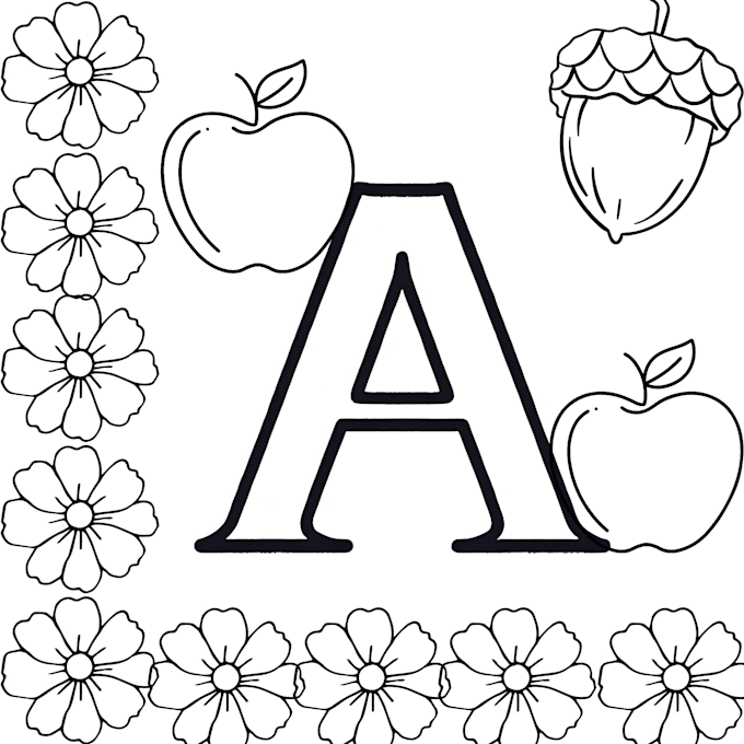 create amazing colouring book pages