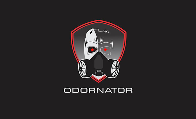 design best quality terminator in gas mask logo