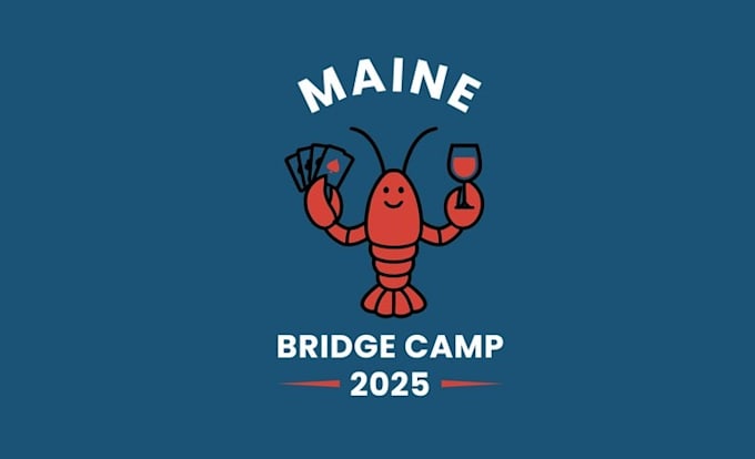 design amazing maine bridge camp logo