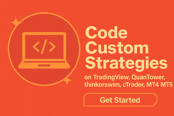 code custom strategies on tradingview, quantower, thinkorswim, ctrader, mt4, mt5