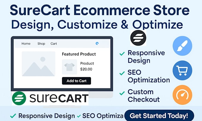 design customize and optimize your surecart ecommerce store