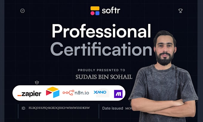 setup airtable database, softr web app, and client portal