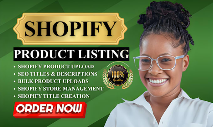 do shopify product listing, upload product, shopify data entry