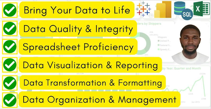 be your personal business intelligence and data visualization specialist