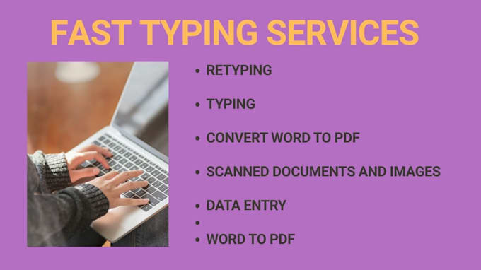 transcribe or retype PDF, scanned documents and images