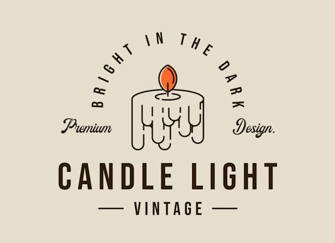 make candle logo for your upcoming project