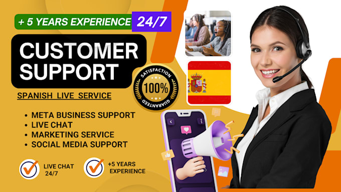 be your customer support full time in spanish