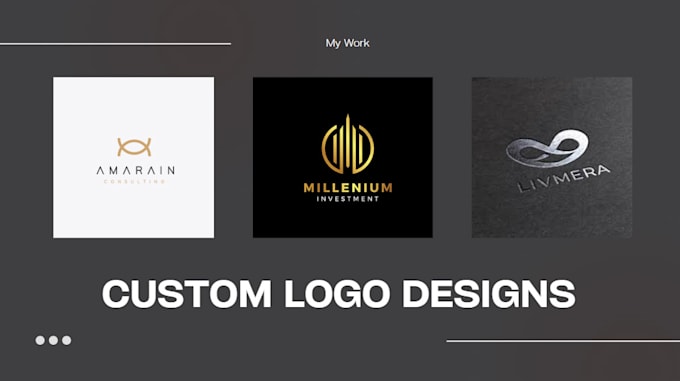 design a modern and minimal logo for your brand or business