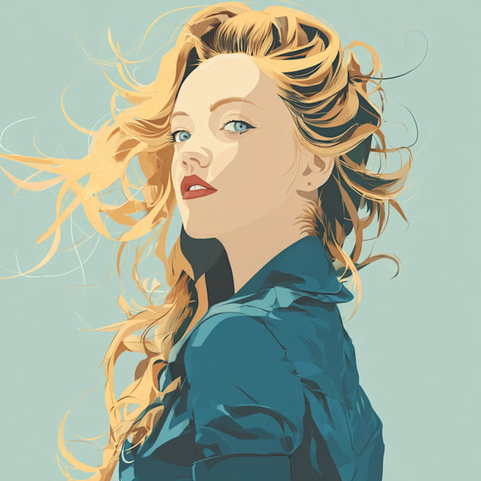 create stunning vector portrait and illustration